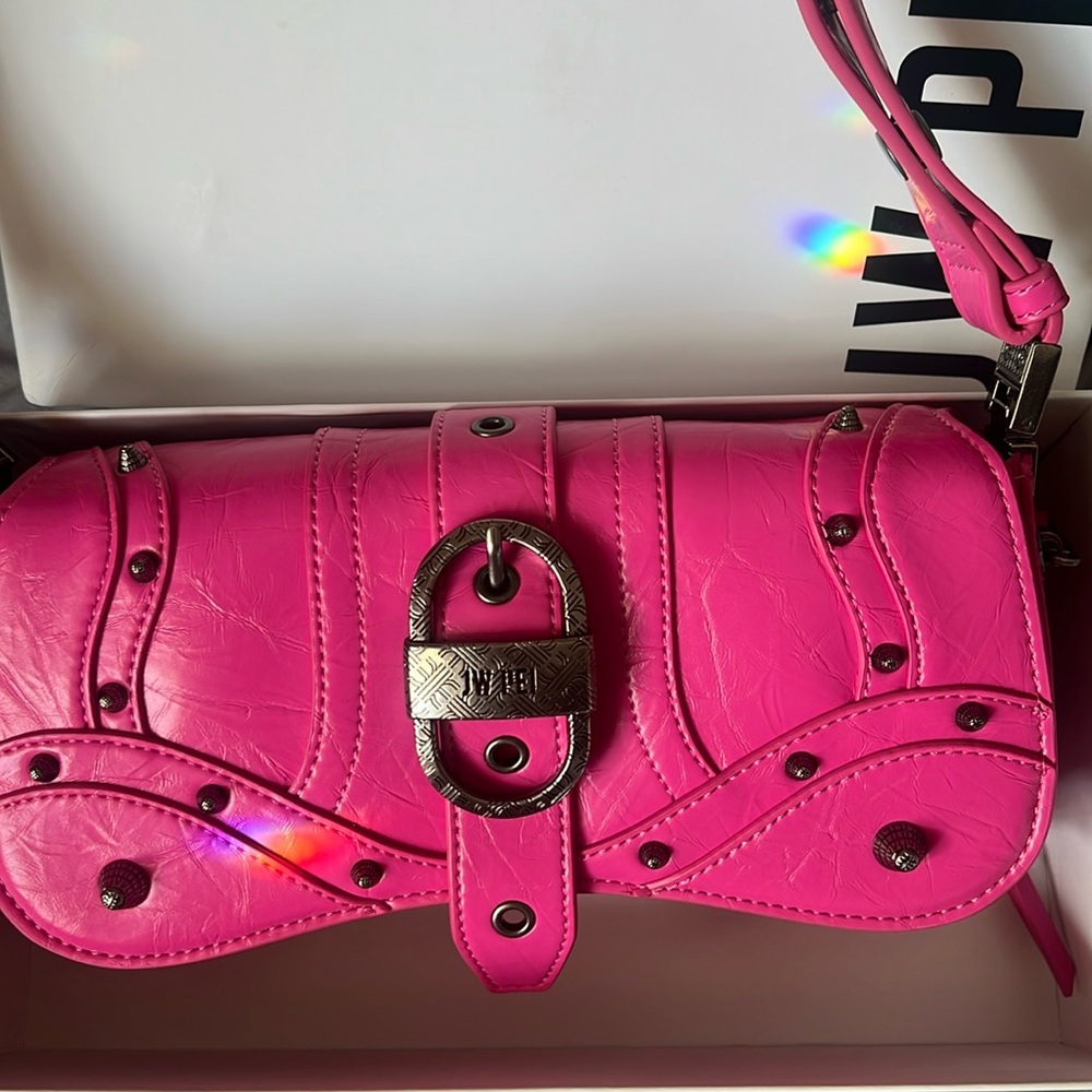 JW PEI Joy Crushed Shoulder Bag - Bright Pink